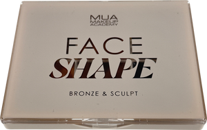 MUA Face Shape Palette, Bronze & Sculpt, 6 Cream Shades | Cream Contour & Bronzer Palette, Buildable & Blendable Formula With Vitamin E For Face, Eyes & Cheeks, Vegan & Cruelty Free 18g