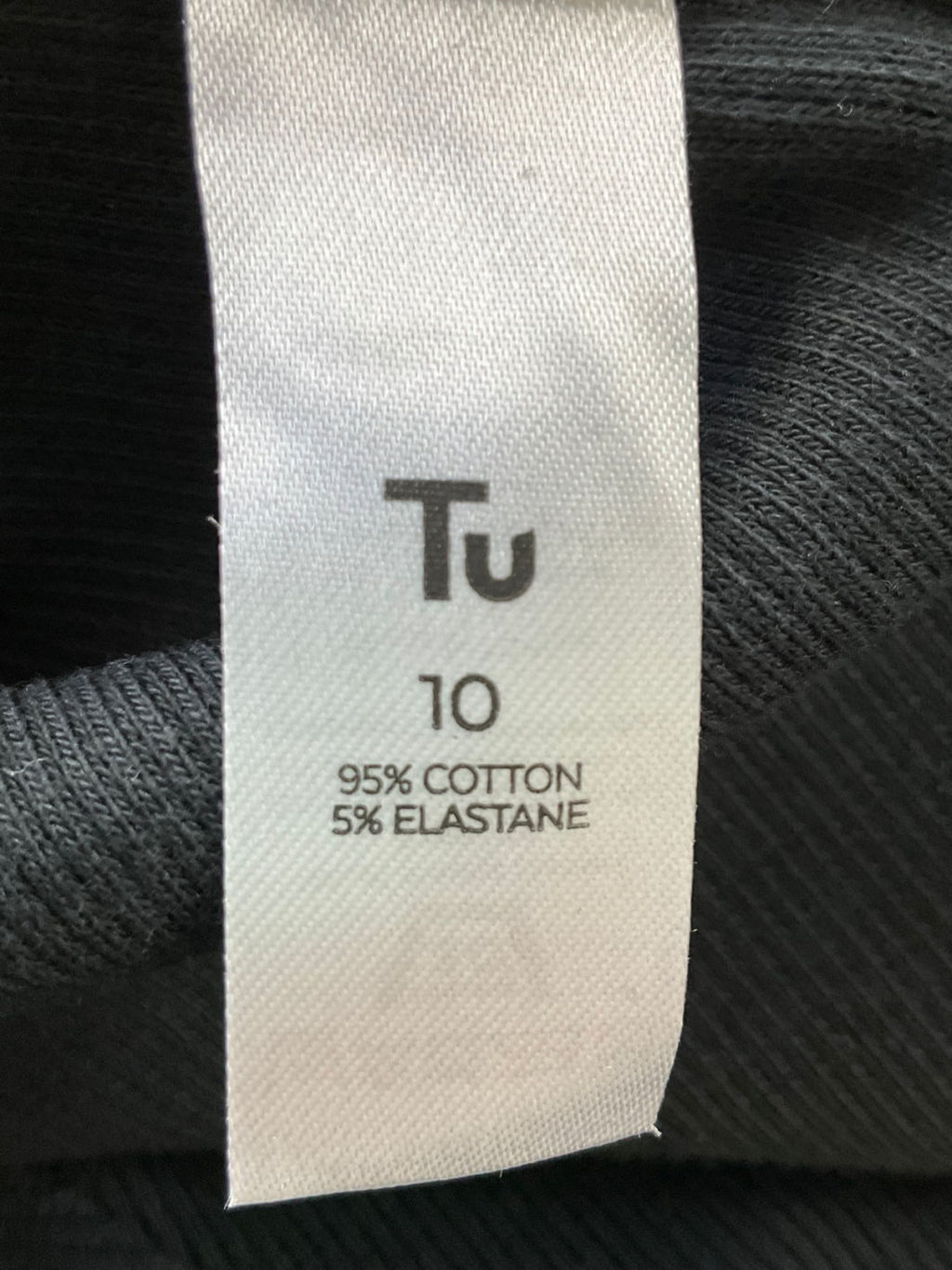 TU Black Stretch Top UK 10