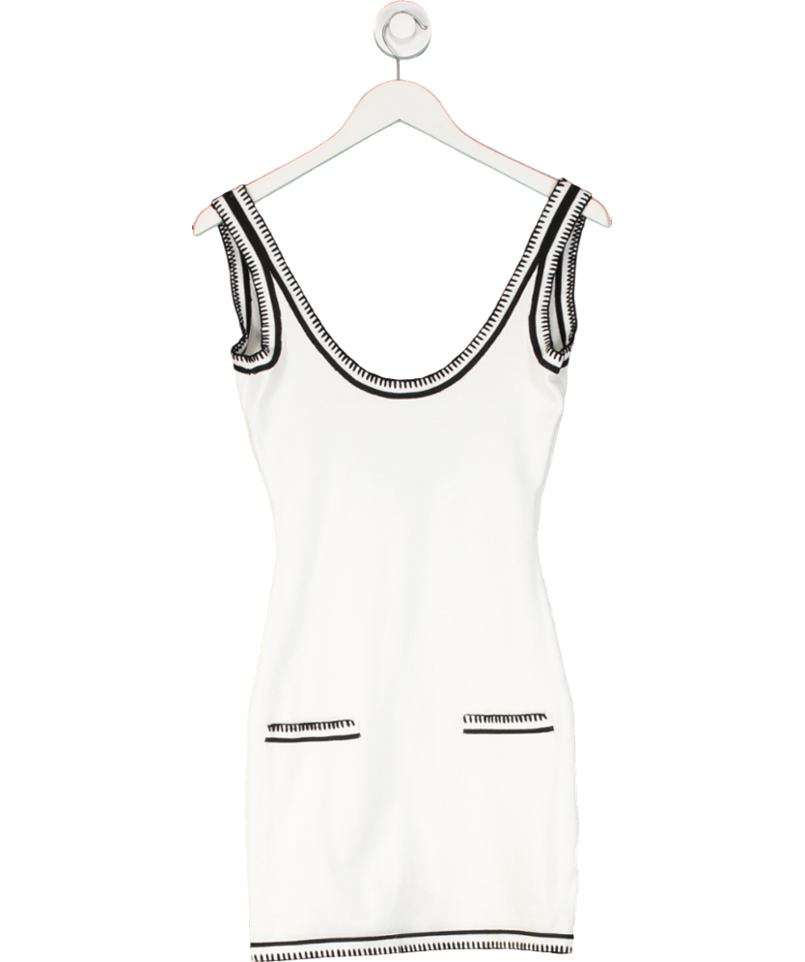 Sndys White Beverly Mini Dress UK S