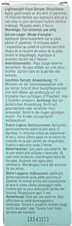 Hello Sunday The Mineral One - Lightweight Serum Spf50 30ml