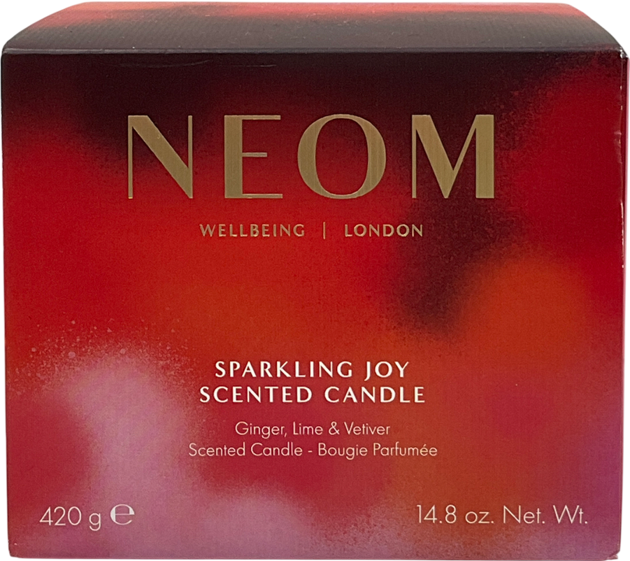 NEOM White Sparkling Joy 3 Wick Candle 420g One Size