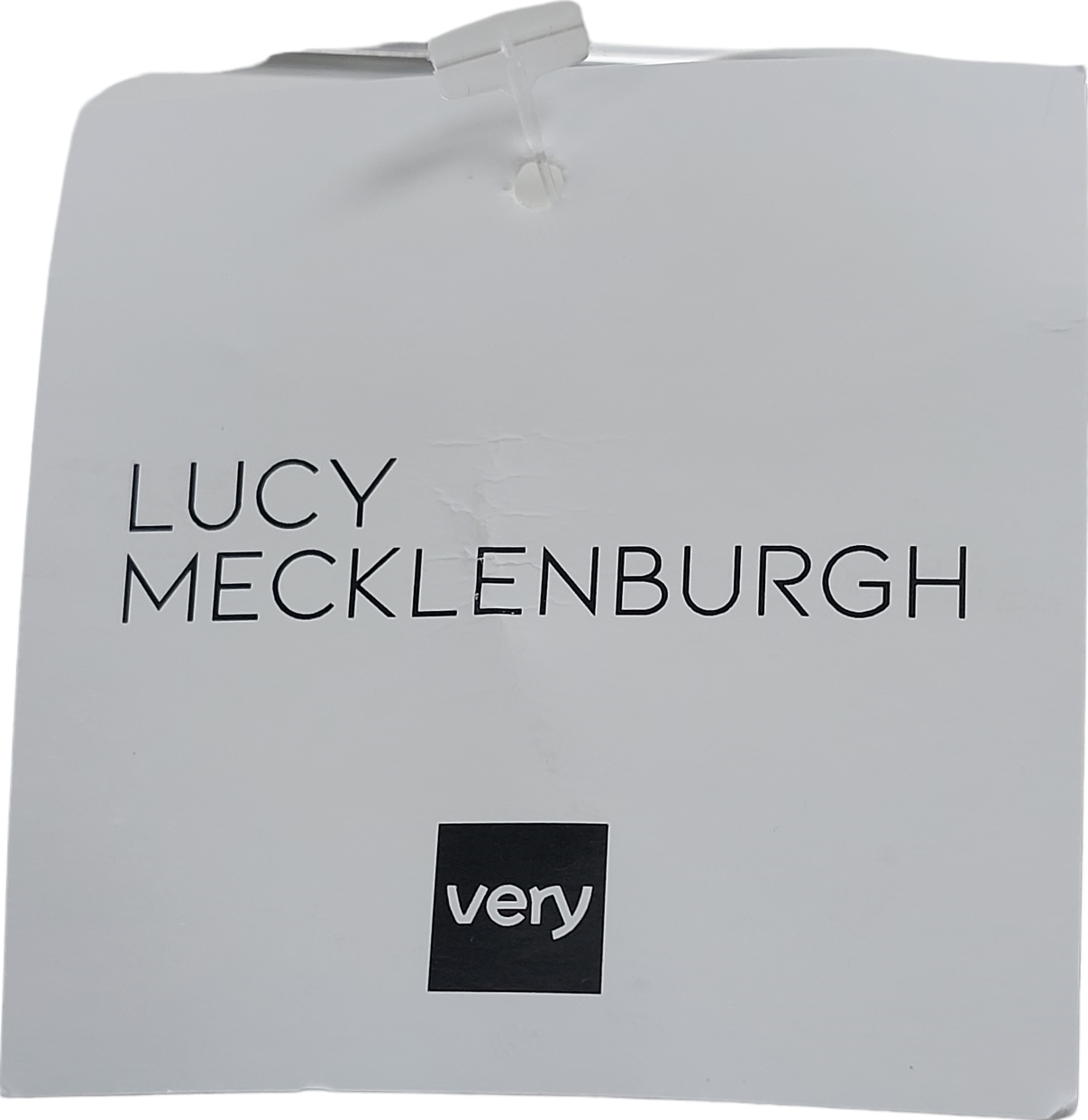 Lucky Meckleburgh White X V By Very Paperbag Shorts UK 10
