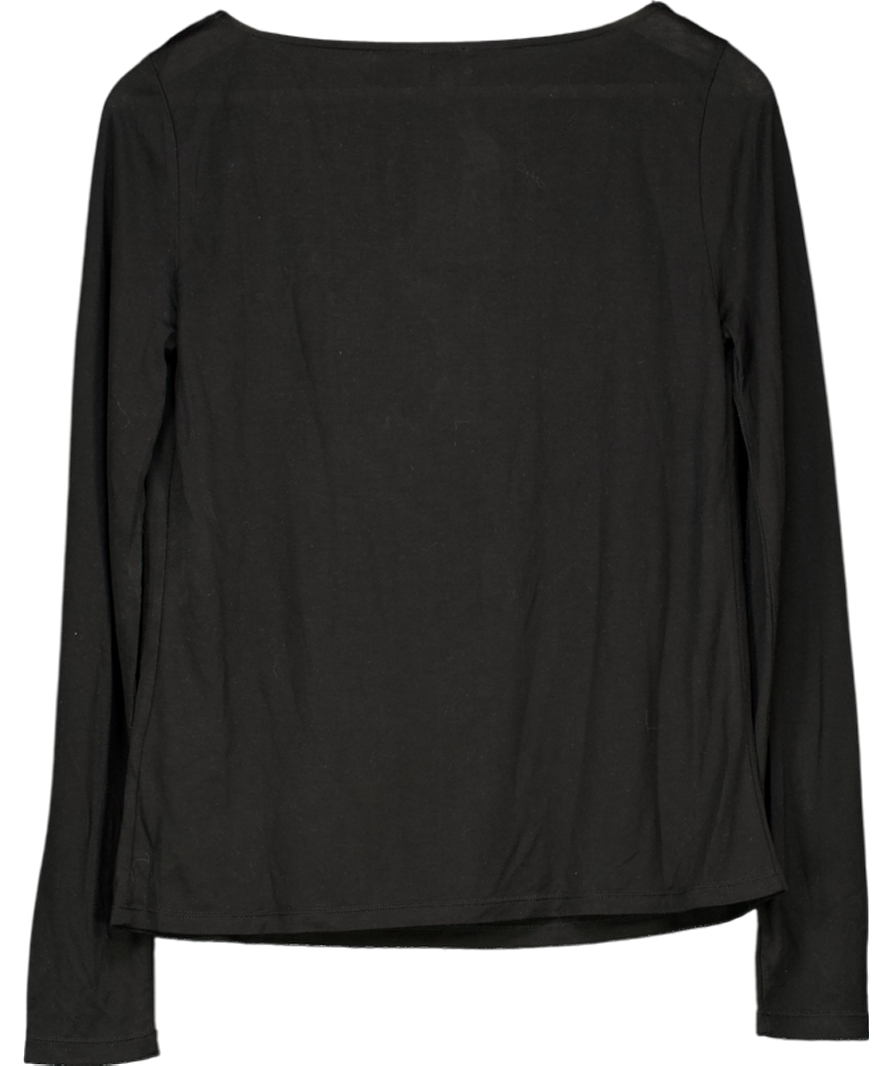 Twist And Tango Black Elianna Cowl Neck Top UK S