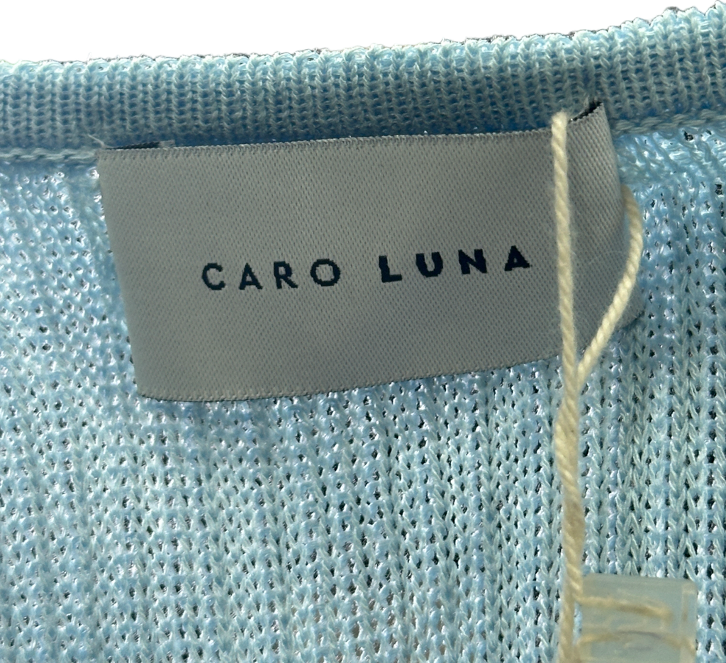 Caro Luna Multicolour Pleated Maxi Dress UK S