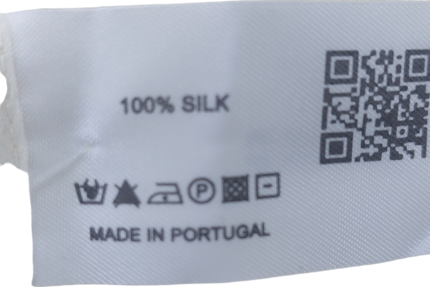 Hanne Bloch Cream Bordeaux String Silk Top One Size