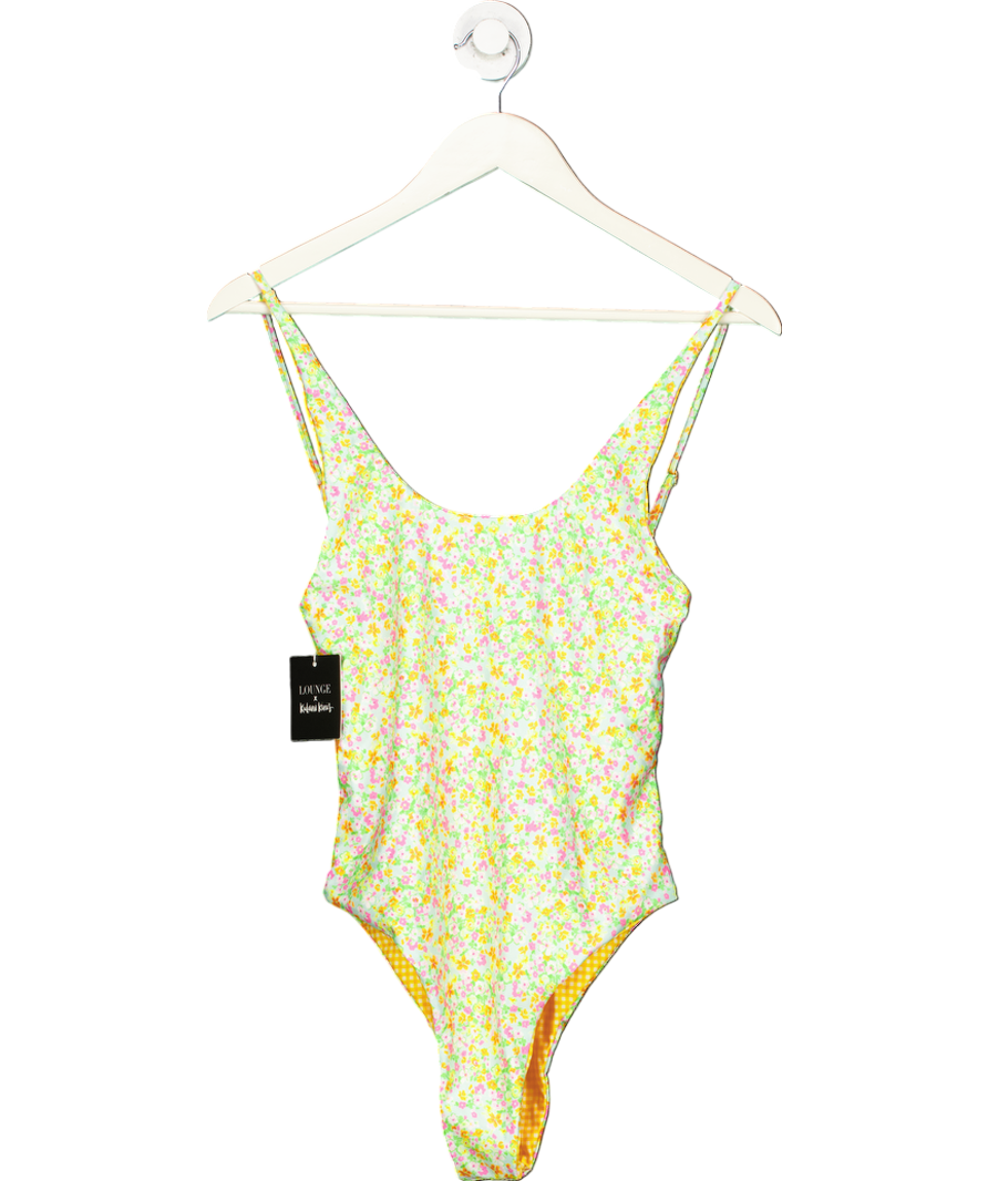 Kulani Kinis X Lounge Plunge Cross Back One Piece Swimsuit - Wild Flower UK M