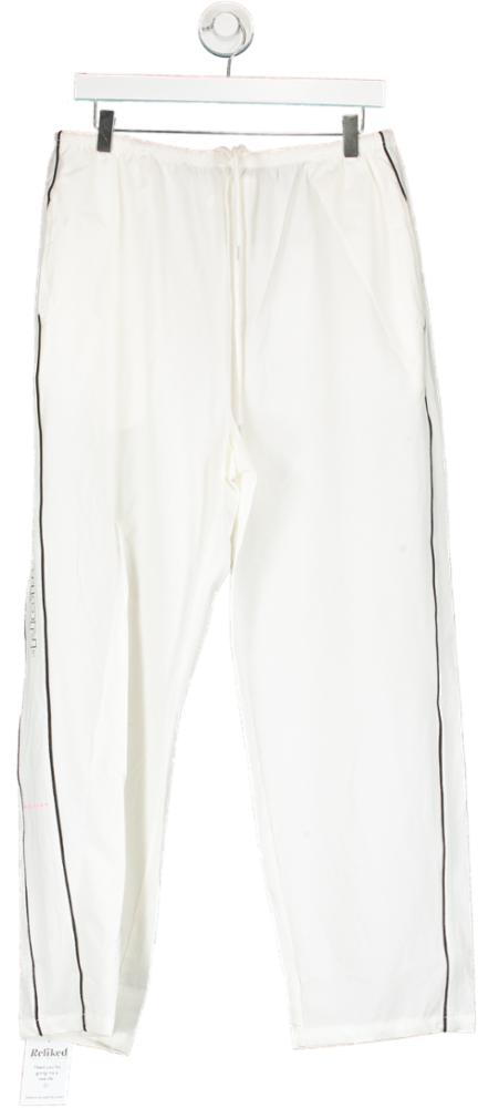 SOUTH.ST White Vacation State Track Pants UK M