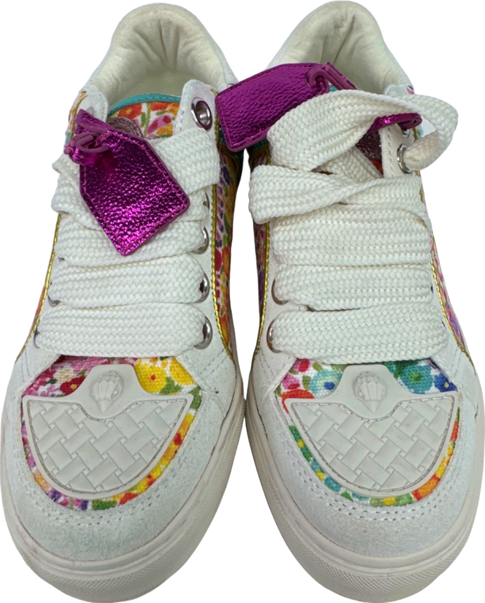 Kurt Geiger Floral Couture Southbank Tag Trainers EU 37 UK 4