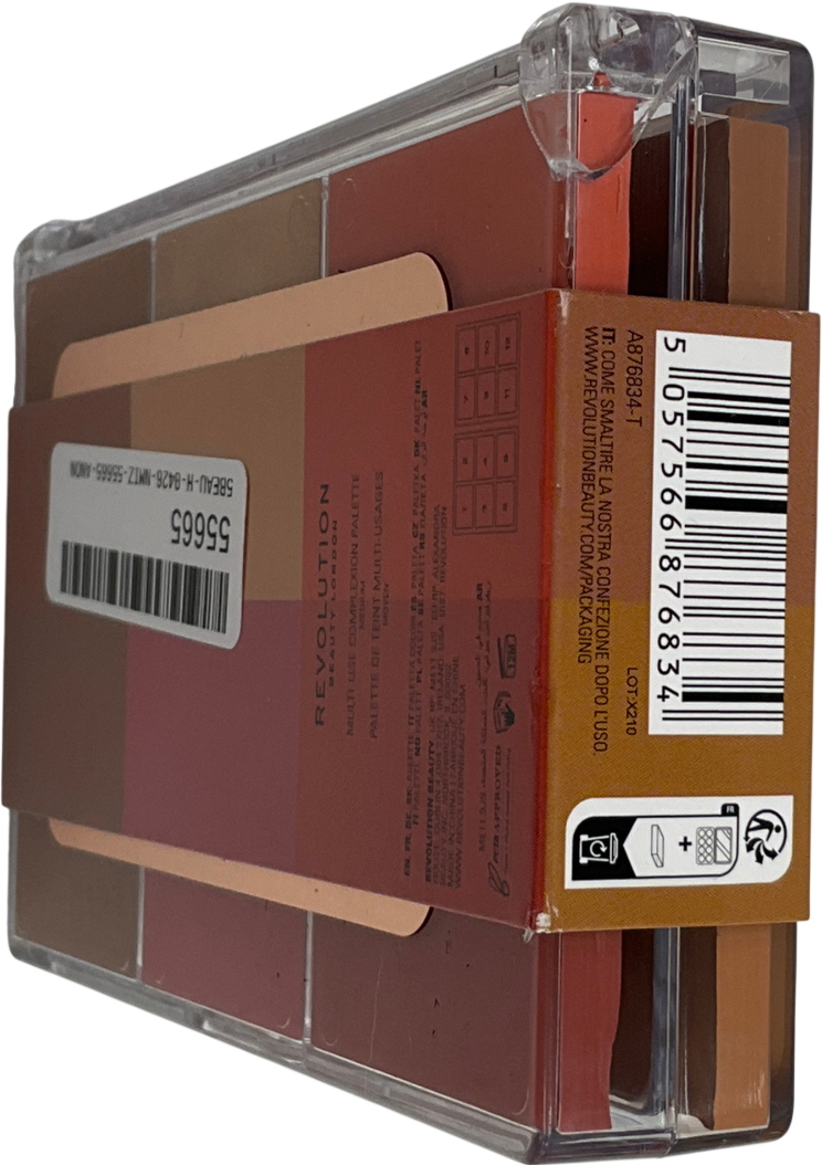 Revolution Everything Base Face Icon Complexion Palette Medium Moyen 5g