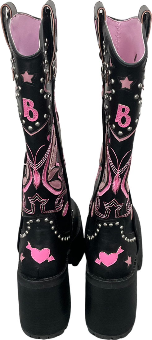 Dolls Kill x Bratz Black The Wild West Platform Boot UK 5 EU 38 👠