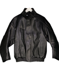 AFTERHOURS Black Oversized Rider Jacket One Size