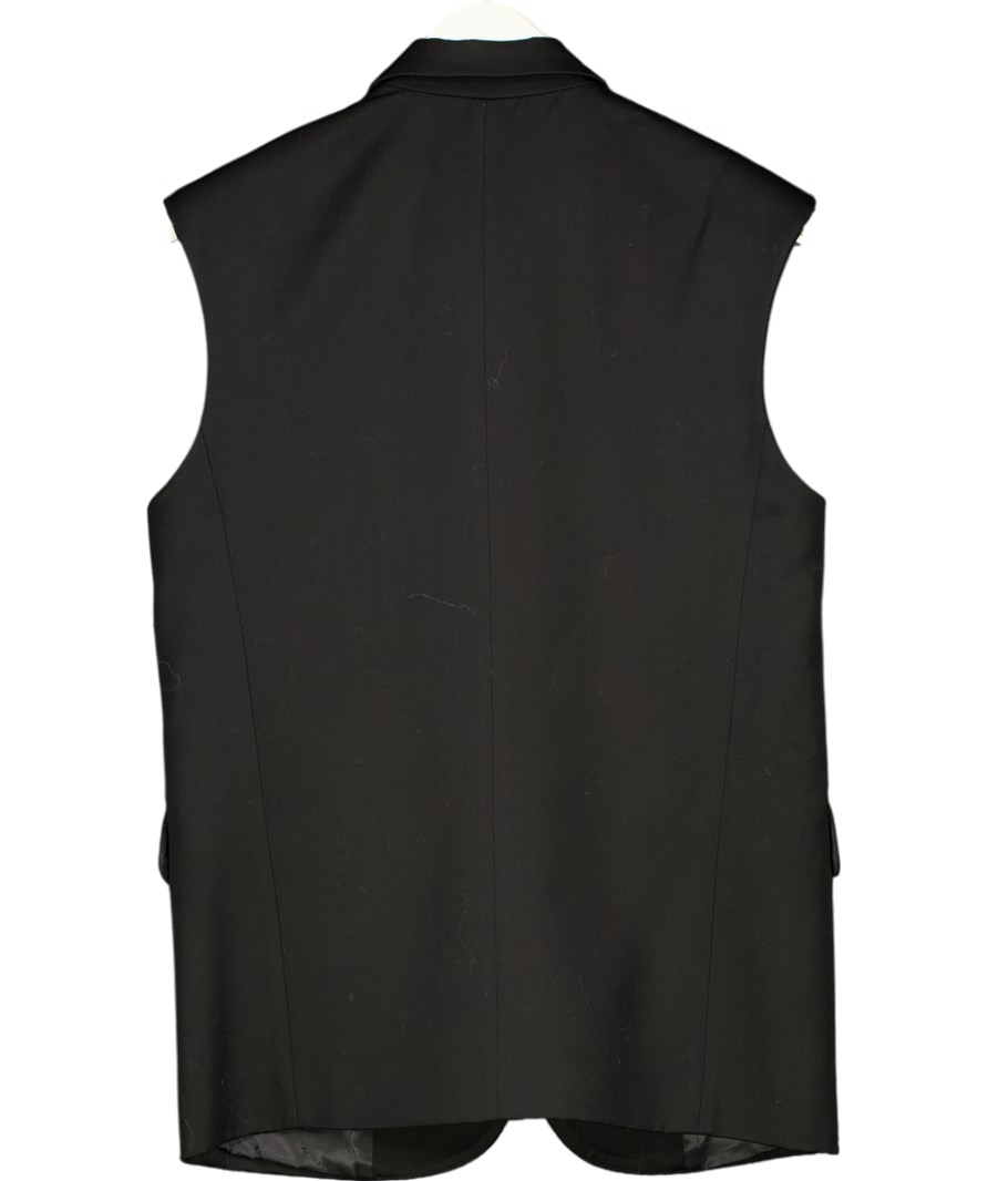 Anine Bing Black Tay Wool Vest UK XS