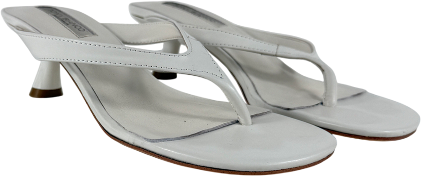 TONY BIANCO White Krista Sandal UK 5 EU 38 👠