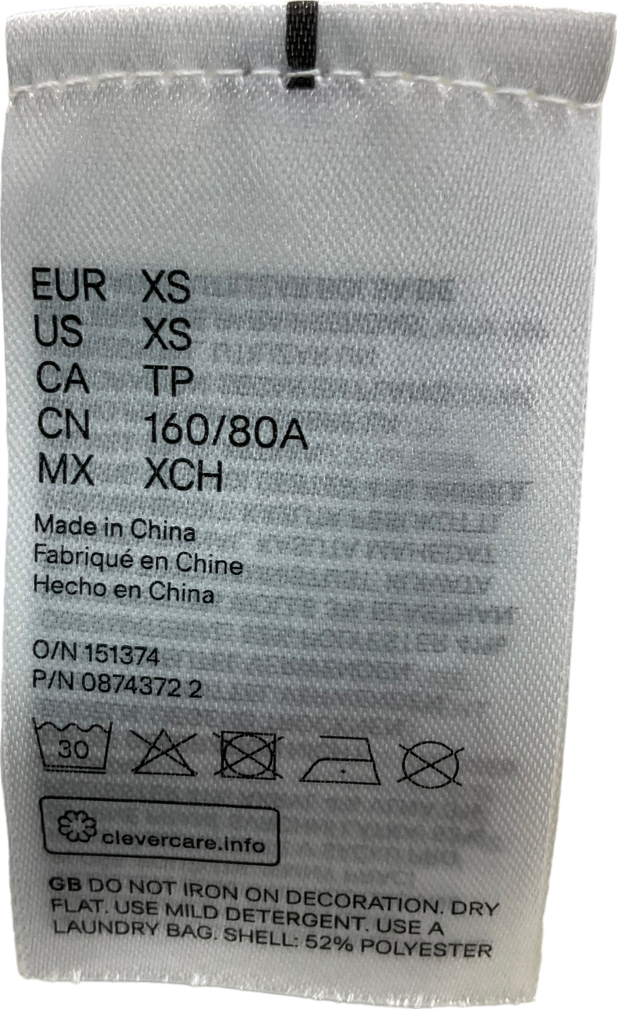 H&M White Embellished Jumper UK XS