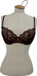 Lounge Underwear Brown Brianna Plunge Bra UK 32E