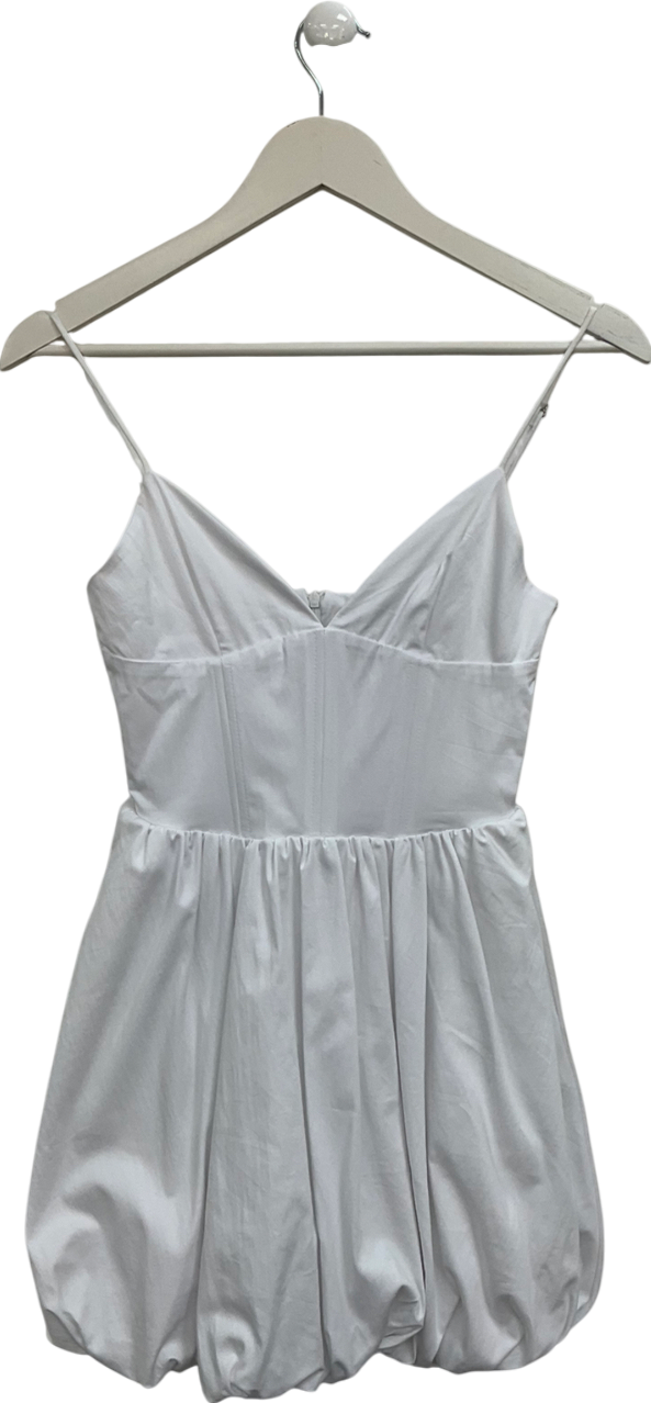 ZARA White Strappy Mini Dress UK XS