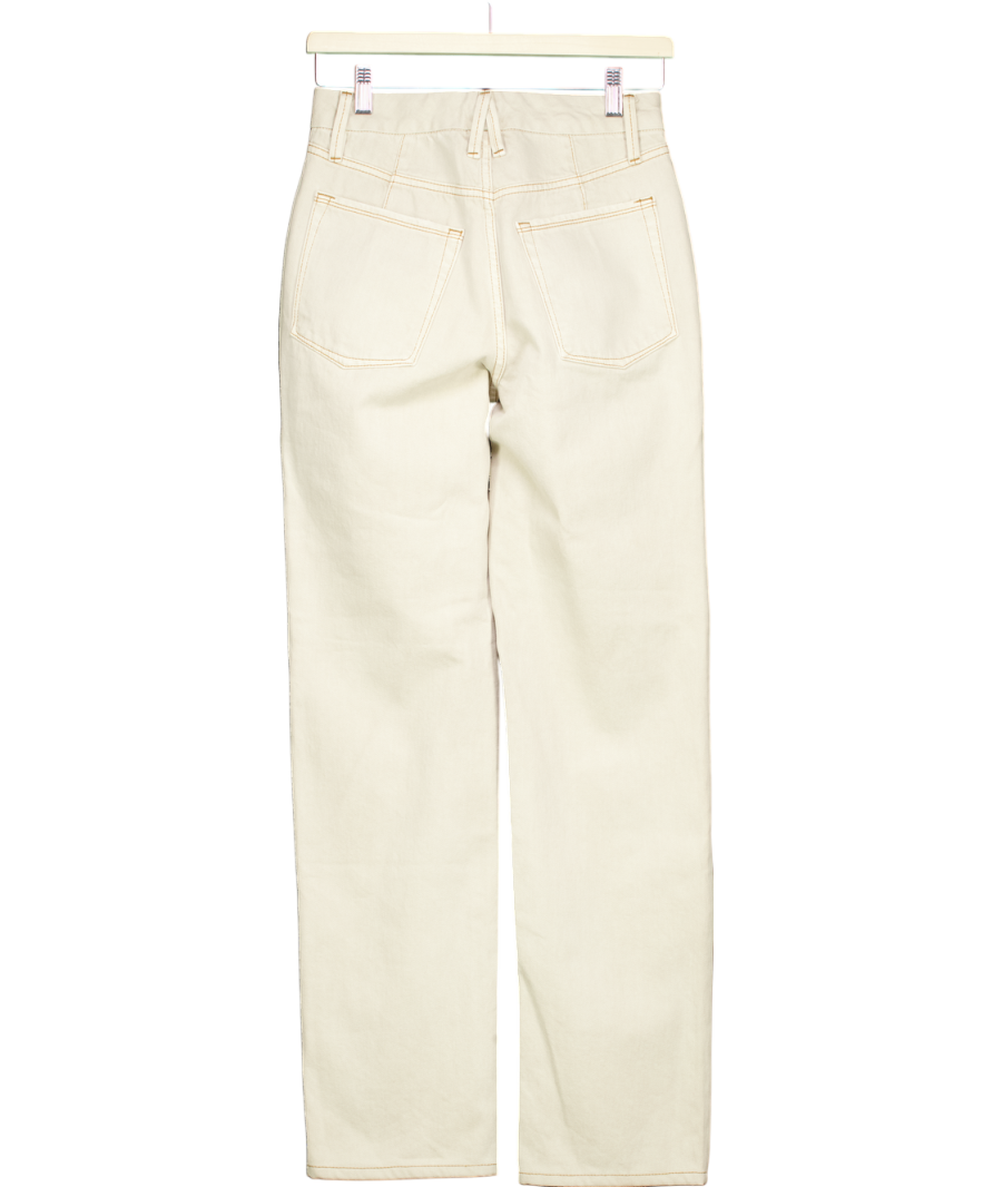 Good American Beige Slim Fit Jeans W25