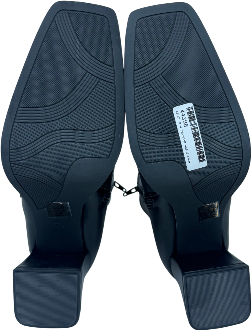 Seqwl Black Classic Ankle Boots UK 8 EU 41 👠