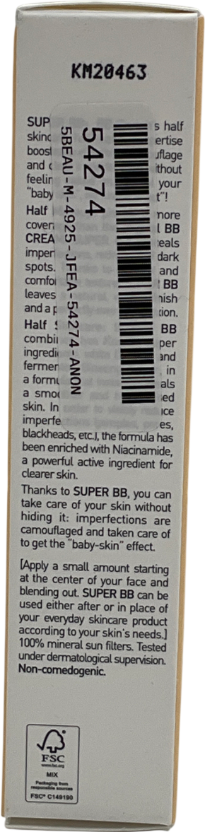 Erborian Super Bb Anti Imperfections Covering Cream Nude 40ml