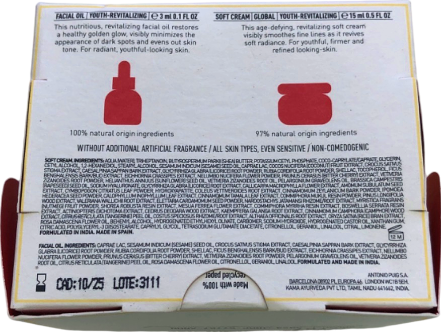 Kama Ayurveda Youth & Radiance Revitalizing Discovery Set Kumkumadi 15 ml