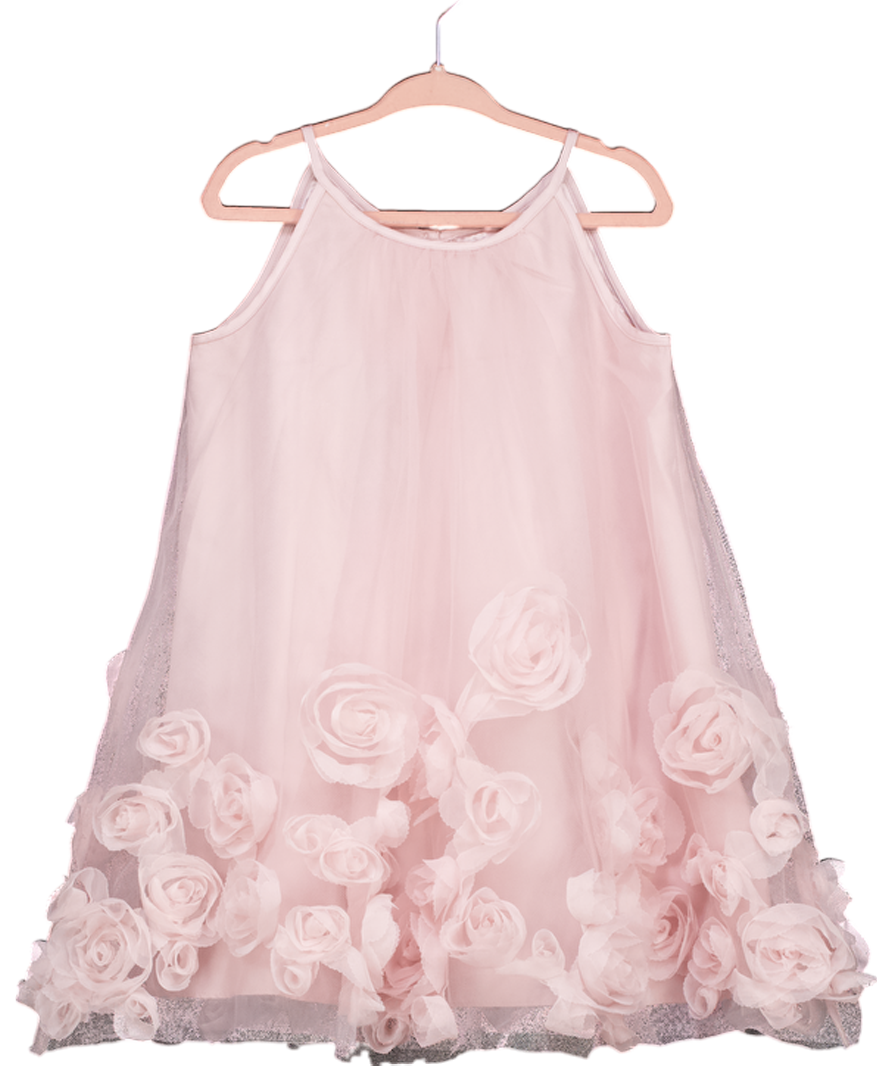 Monsoon Pink Rose Tulle Party Dress 3 Years