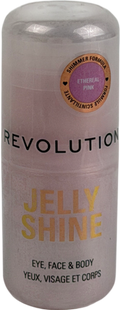 Revolution Jelly Shine Eye, Face & Body Highlight Stick Ethereal Pink 5.5 g