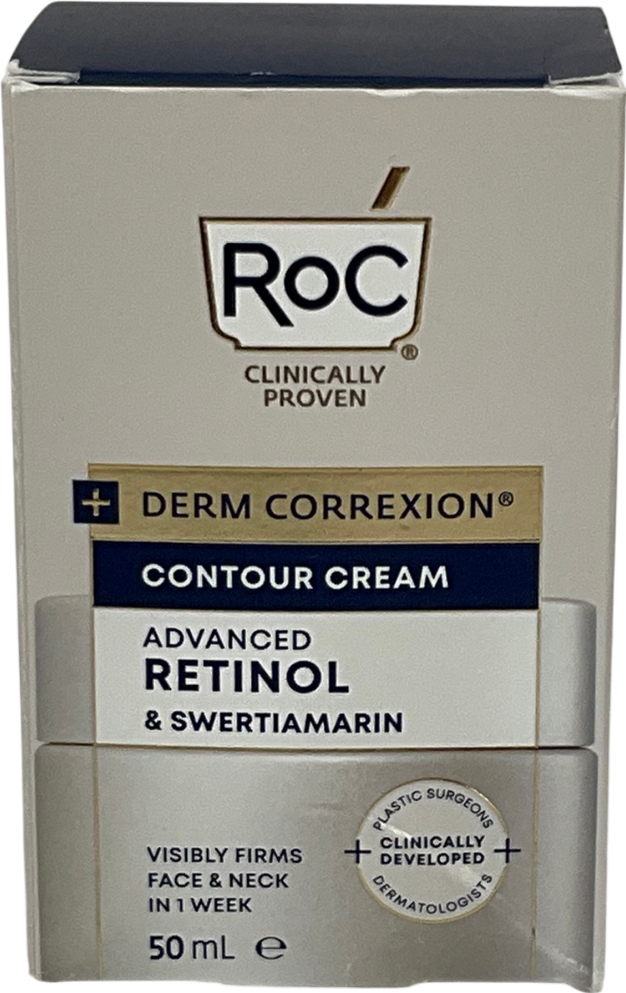 roc Derm Correxion Retinol Contour Cream For Face, Neck & Jawline, Visible Facelift 50ml