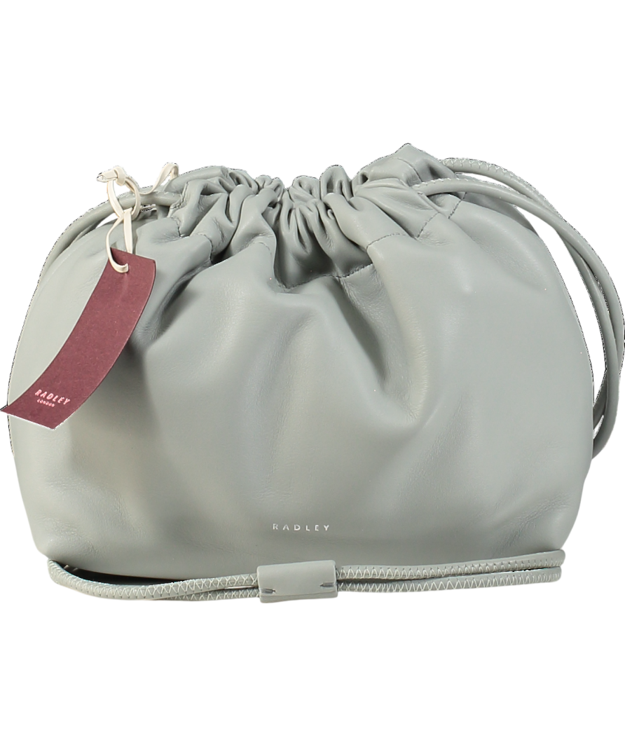 Radley London Blue Artichoke Blake Mews Open Top Crossbody Leather Bag