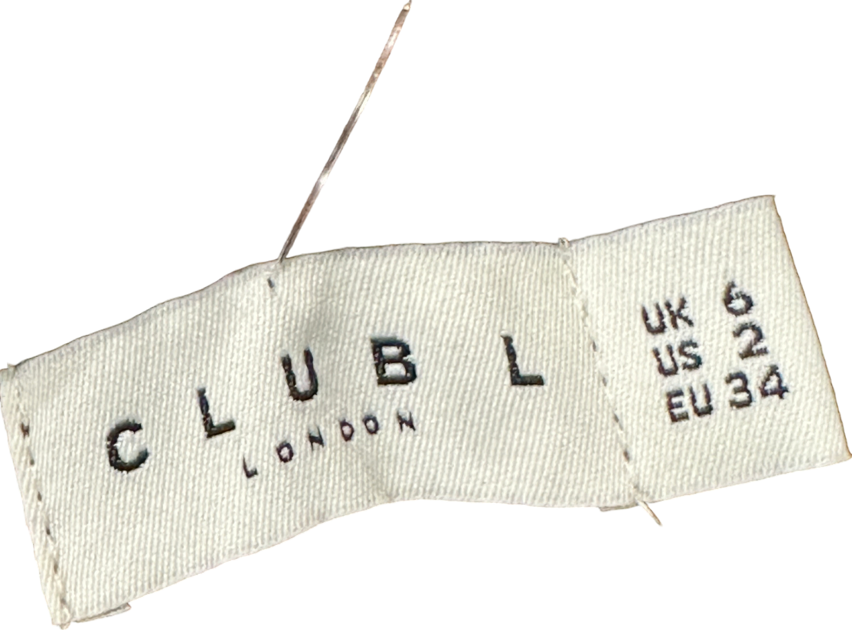 Club L London Bronze Metallic Maxi Dress UK 6