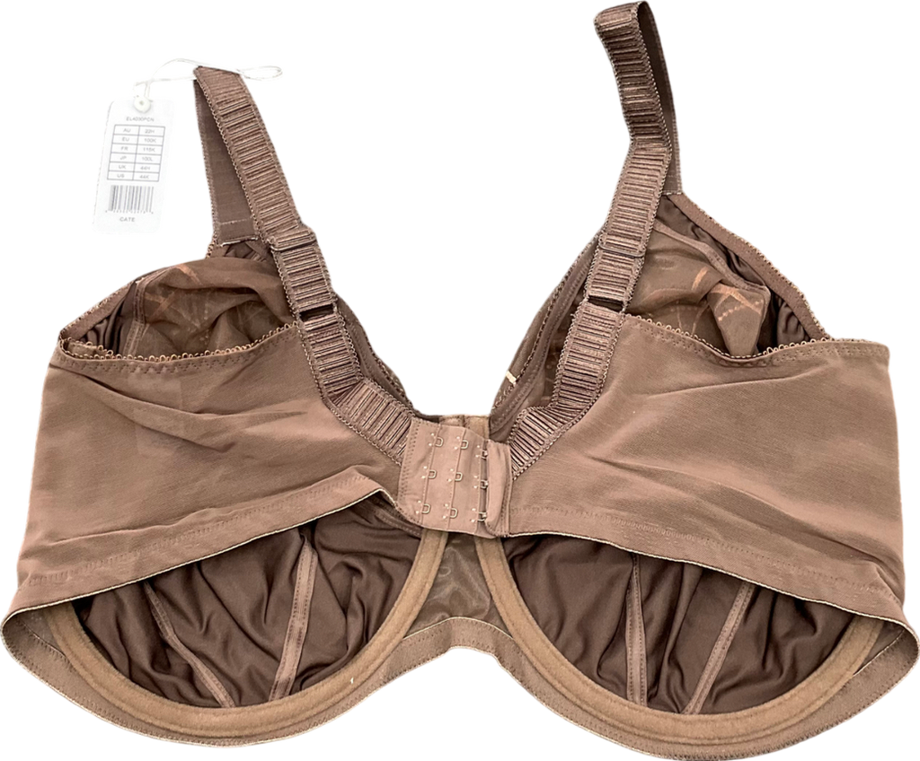 Elomi Lingerie Brown Cate Full Cup Bra UK 46HH