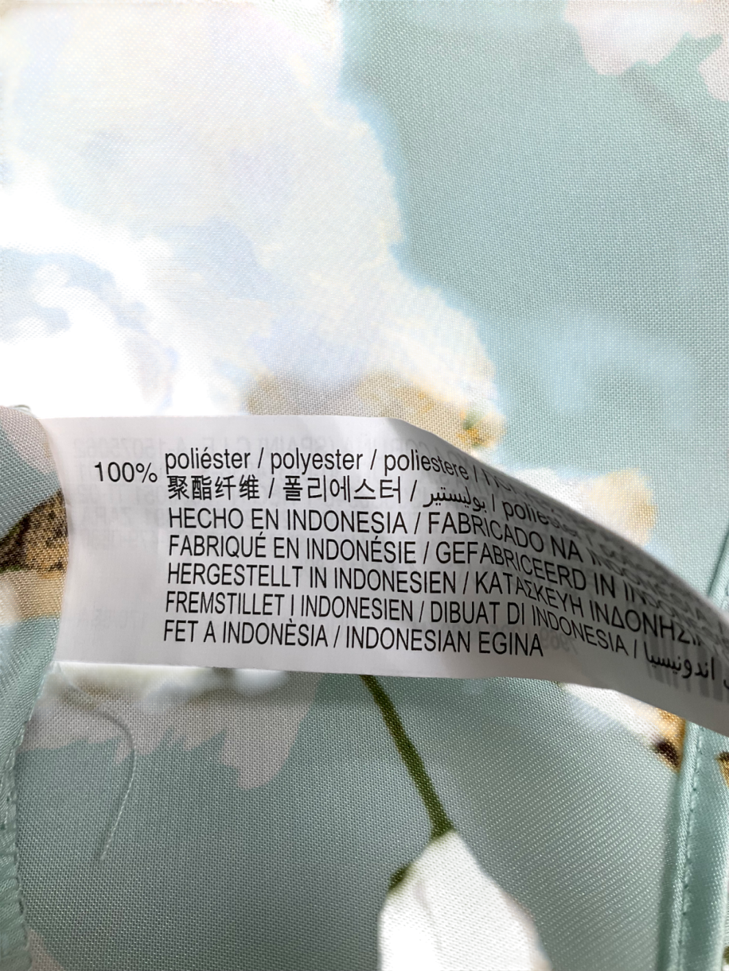 ZARA Multicoloured Floral Print Satin Shirt UK M