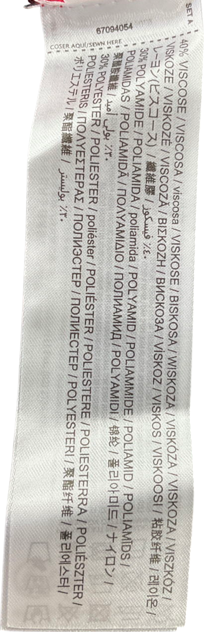 MANGO Red Fine-knit Sweater UK M