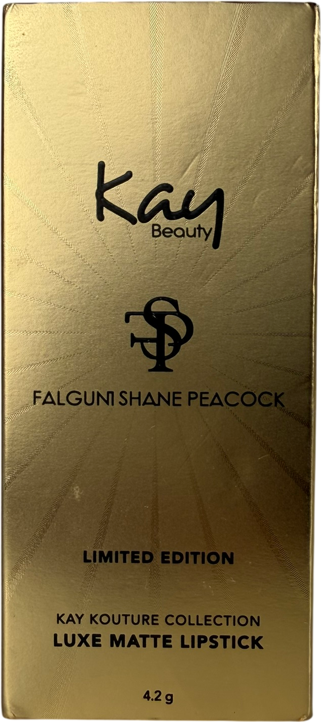 Kay Beauty X Falguni Shane Peacock Luxe Matte Lipstick Runway Showstopper 4.2g
