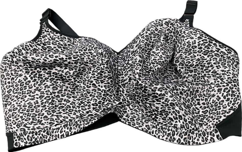 Goddess Grey Celeste Wire Free Animal Print UK 46H
