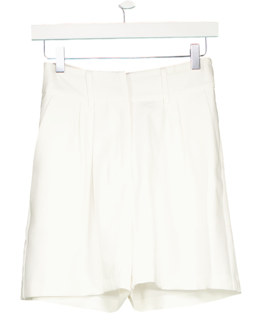 lipsy london White Pocket Tailored Shorts UK 8