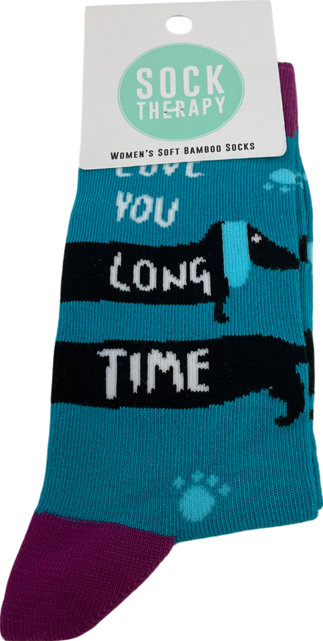 Sock Therapy Blue Bamboo Socks UK S/M