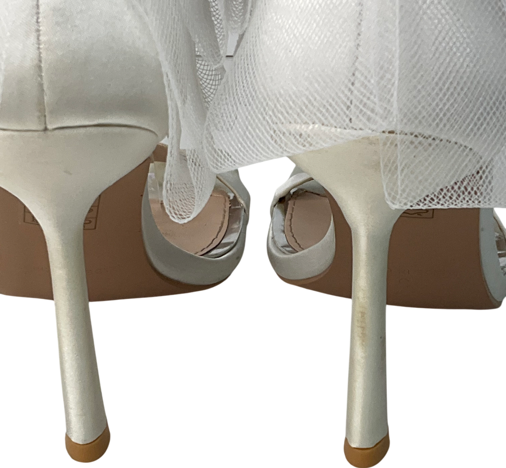 be mine Cream Bow Heels UK 5 EU 38 👠