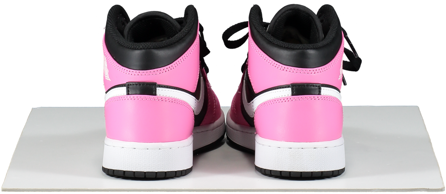 Nike Pink Air Jordan 1 Mid Gs ‘pinksicle’ 555112-002 Trainers UK 4 EU 37 👠