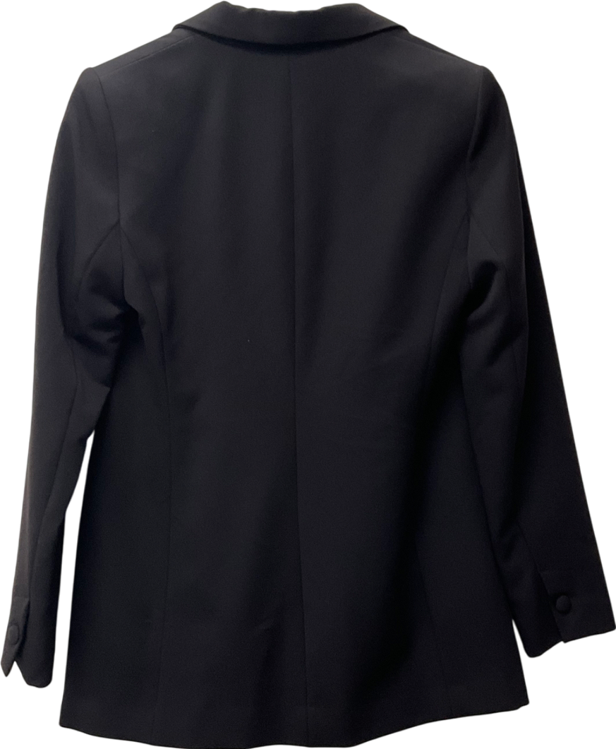 Next Black Tailored Single Breasted Blazer UK 10