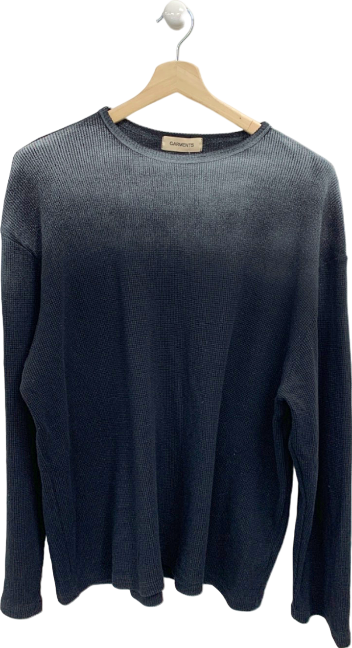 Garments Navy Long Sleeve Sweater UK L