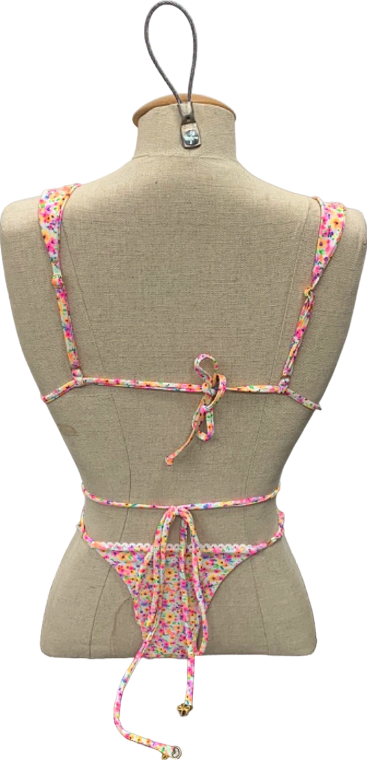 Kulani Kinis Multicolour Floral Bikini Set UK S