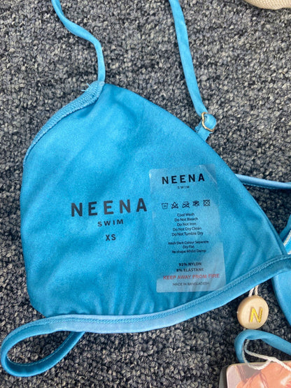 Neena Blue Swim Top XS