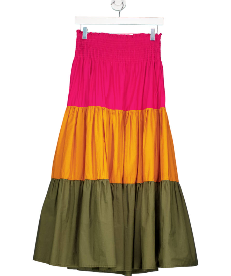 Pinko Multicoloured Pink/orange/green Long Skirt UK 8