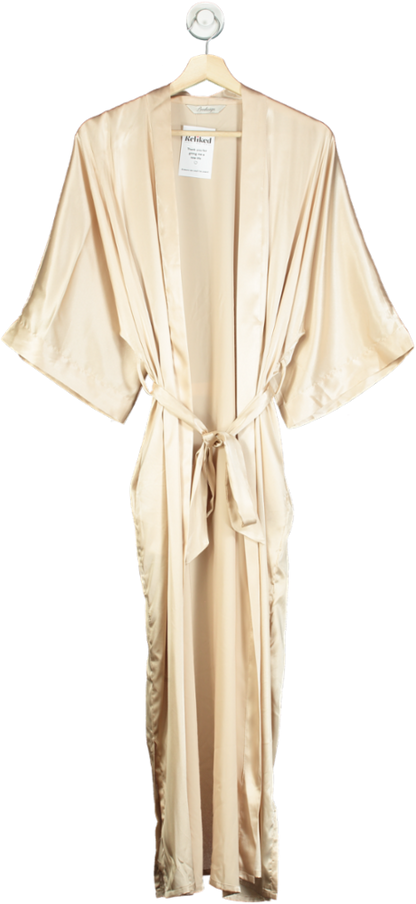 Prodesign Beige Satin Robe One Size