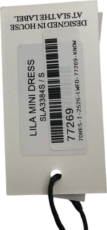SLA the label White Lila Mini Dress UK S