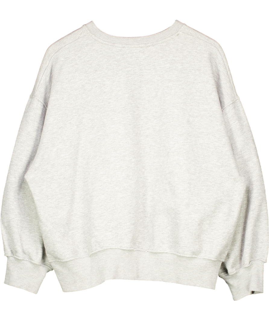 ZARA Grey Washington DC Embroidered Sweatshirt UK L