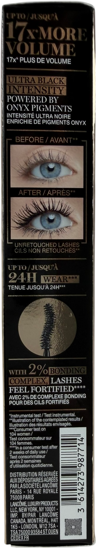 Lancome Hypnose Drama Extreme Volume Mascara Excessive Black 8ml