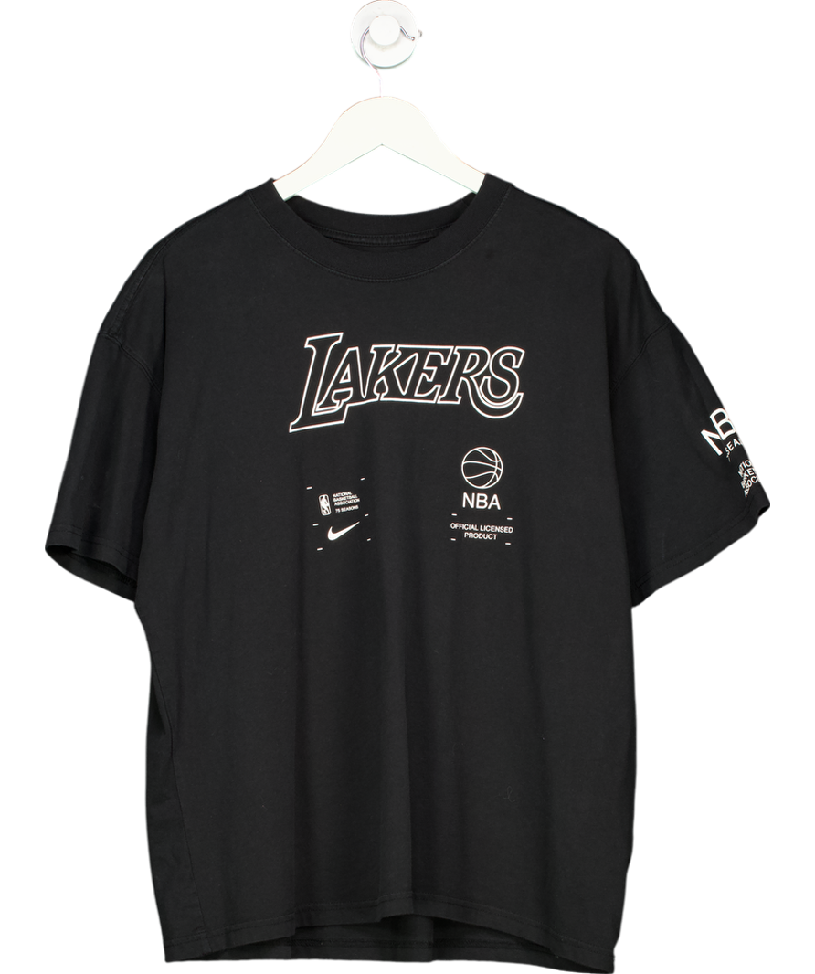 Nike Black Los Angeles Lakers T-shirt UK L