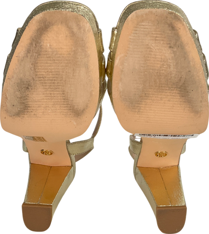 paradox Metallic Rebecca Platform Sandals UK 4 EU 37 👠