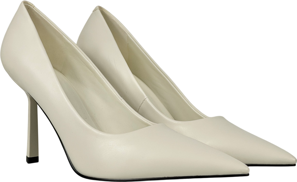 Charles & Keith Cream Pointed-toe Pumps UK 6 EU 39 👠
